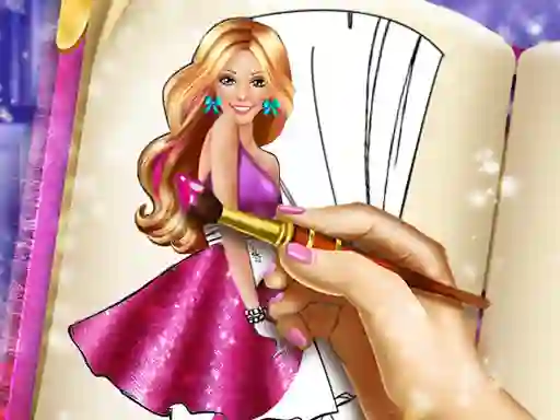Gêm Doll Coloring Book ar-lein