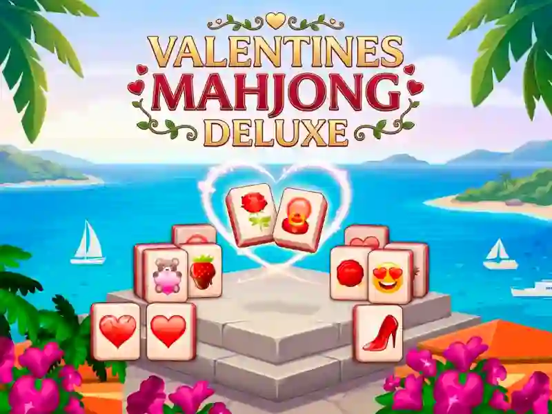 Gêm Valentines Mahjong Deluxe ar-lein