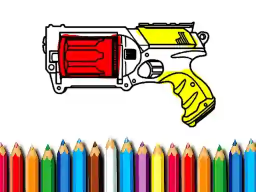 Gêm Back To School: Nerf Coloring Book ar-lein
