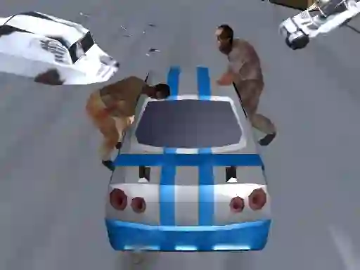 Gêm Car vs Zombies ar-lein