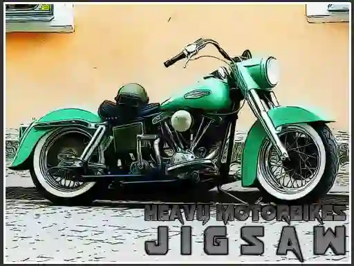 Gêm Heavy Motorbikes Jigsaw ar-lein