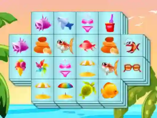 Gêm Summer Mahjong ar-lein
