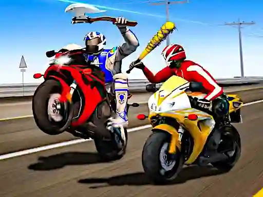 Gêm Biker Battle 3D ar-lein