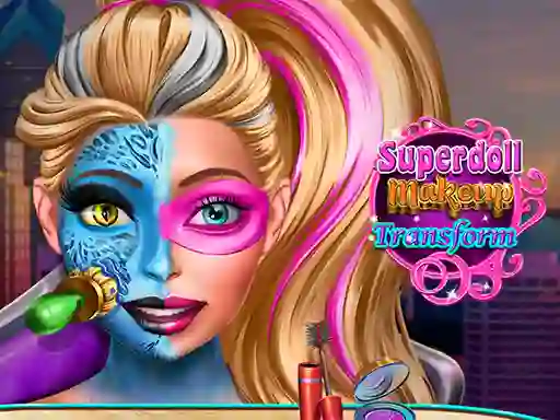 Gêm Super Doll Makeup Transform ar-lein