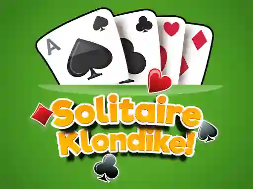 Gêm Solitaire Klondike ar-lein