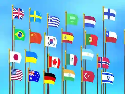 Gêm Flag Puzzle Jam: Collect Flags ar-lein