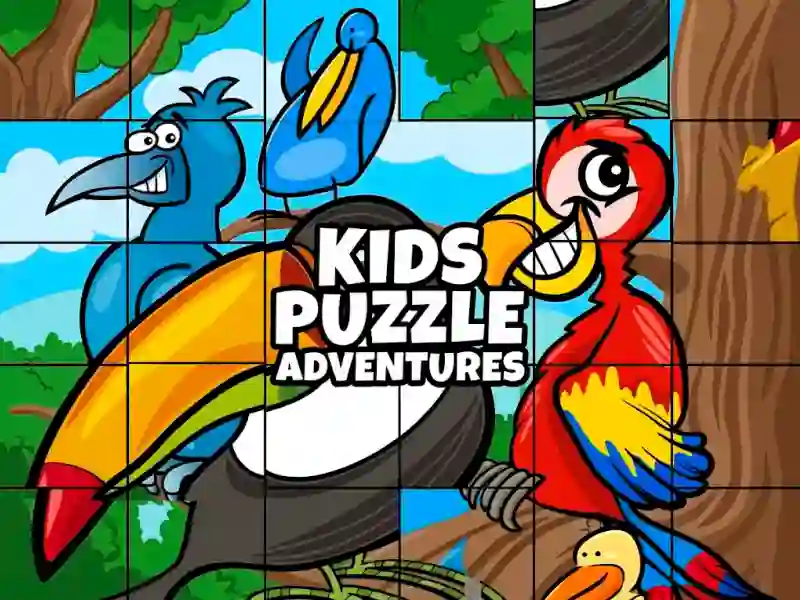 Gêm Kids Puzzle Adventures ar-lein