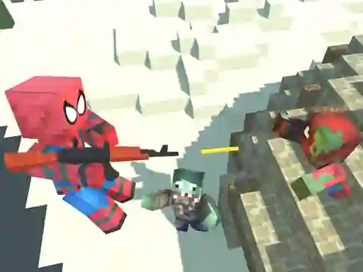 Gêm Block Craft Zombie Attack ar-lein