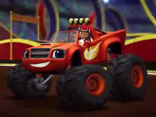 Gêm Blaze Monster Trucks Hidden Stars ar-lein