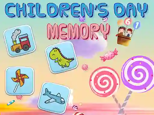 Gêm Children's Day Memory ar-lein