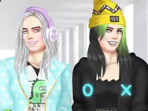 Gêm Billie Eilish Makeover ar-lein