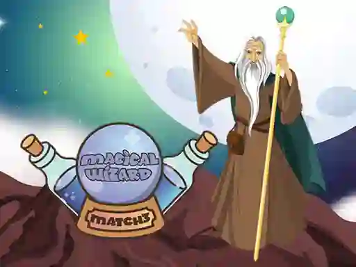 Gêm Magical Wizard Match 3 ar-lein