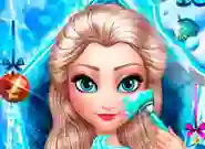Gêm Ice Queen New Year Makeover ar-lein