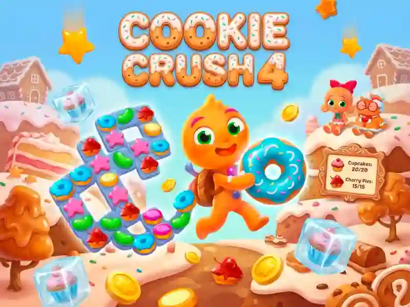 Gêm Cookie Crush 4 ar-lein