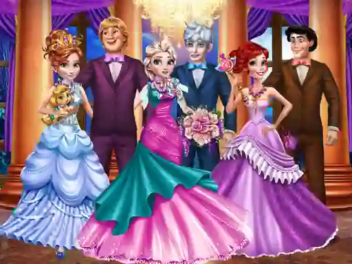 Gêm Princesses Castle Ball ar-lein
