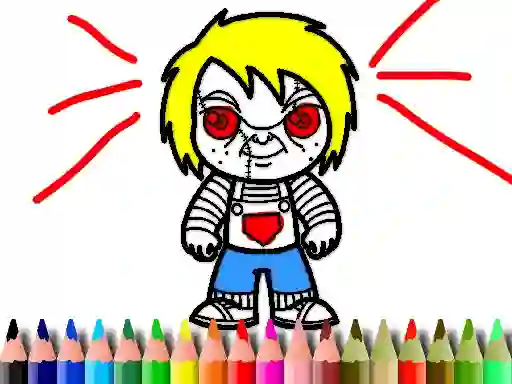Gêm Scary Boy Coloring Book ar-lein