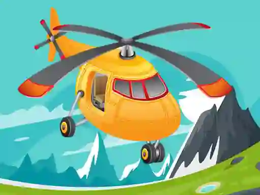 Gêm Helicopter Jigsaw ar-lein