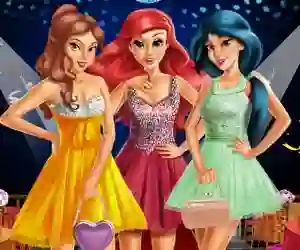 Gêm Princesses Prom Night ar-lein