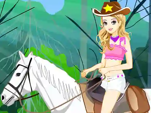 Gêm Horse Rider Girl ar-lein