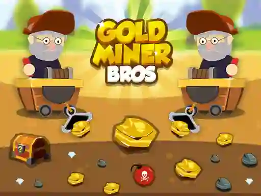 Gêm Gold Miner Bros ar-lein