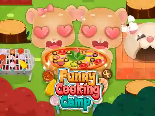 Gêm Funny Cooking Camp ar-lein