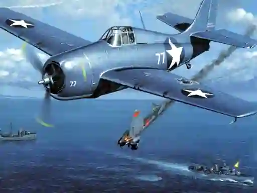 Gêm Aviation Art Air Combat Puzzle ar-lein