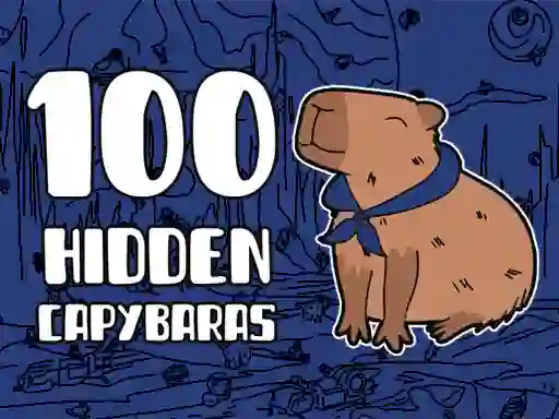 Gêm 100 Hidden Capybaras ar-lein