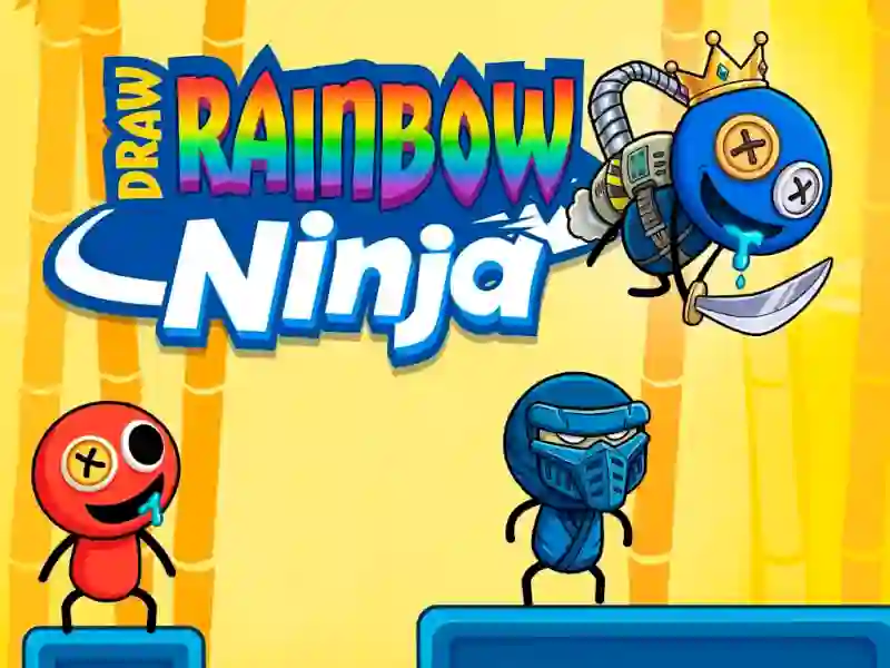 Gêm Draw Rainbow Ninja ar-lein