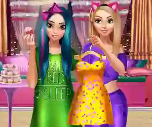 Gêm BFFs PJ Party ar-lein