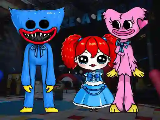 Gêm Huggie Wuggie Jigsaw ar-lein