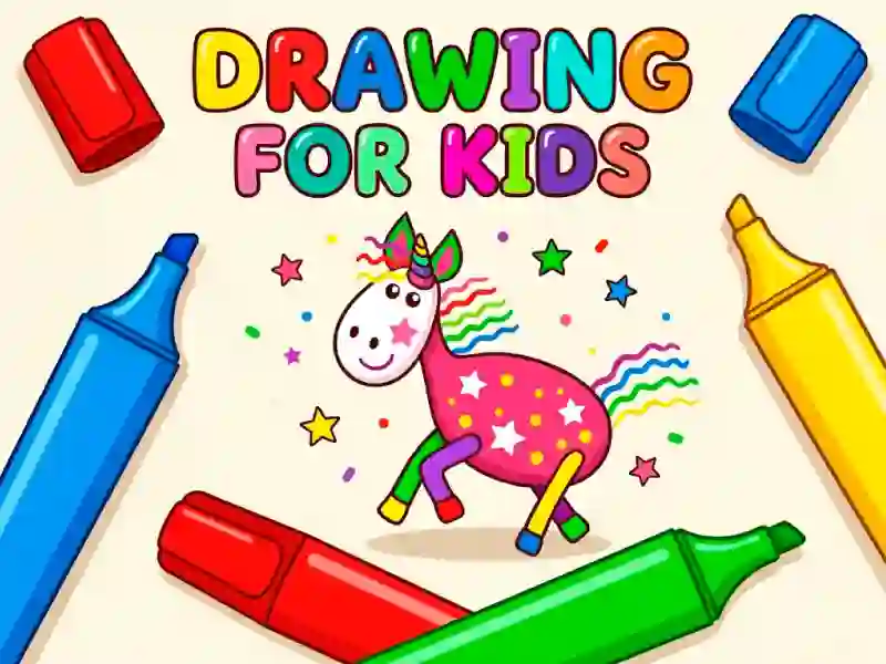 Gêm Drawing For Kids ar-lein
