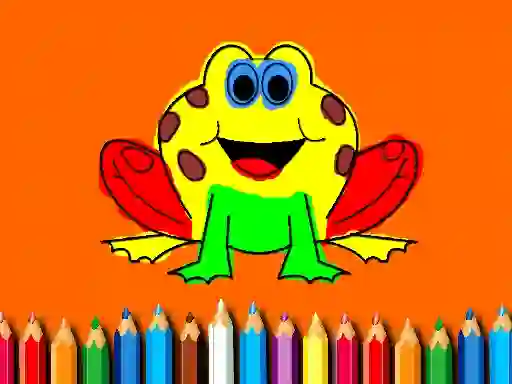 Gêm Back To School: Frog Coloring Book ar-lein