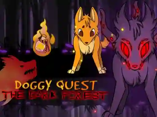 Gêm Doggy Quest The Dark Forest ar-lein