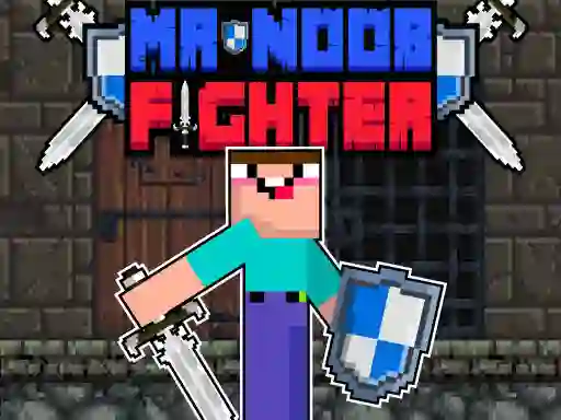 Gêm Mr Noob Fighter ar-lein