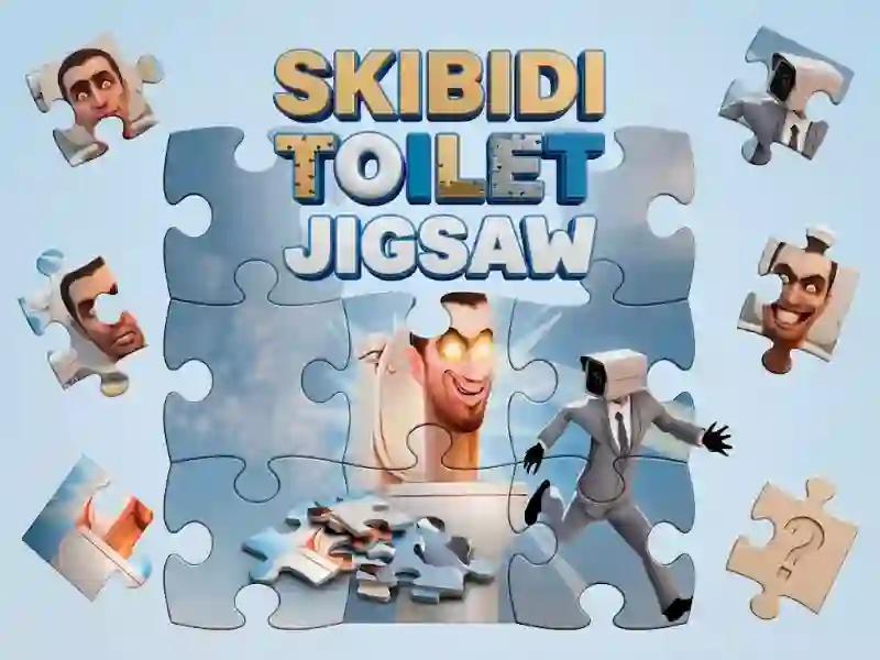 Gêm Skibidi Toilet Jigsaw ar-lein