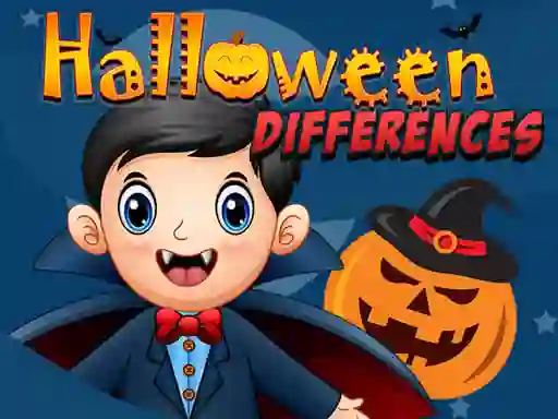 Gêm Halloween Differences ar-lein