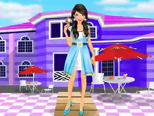 Gêm Summer Vacation Dressup ar-lein