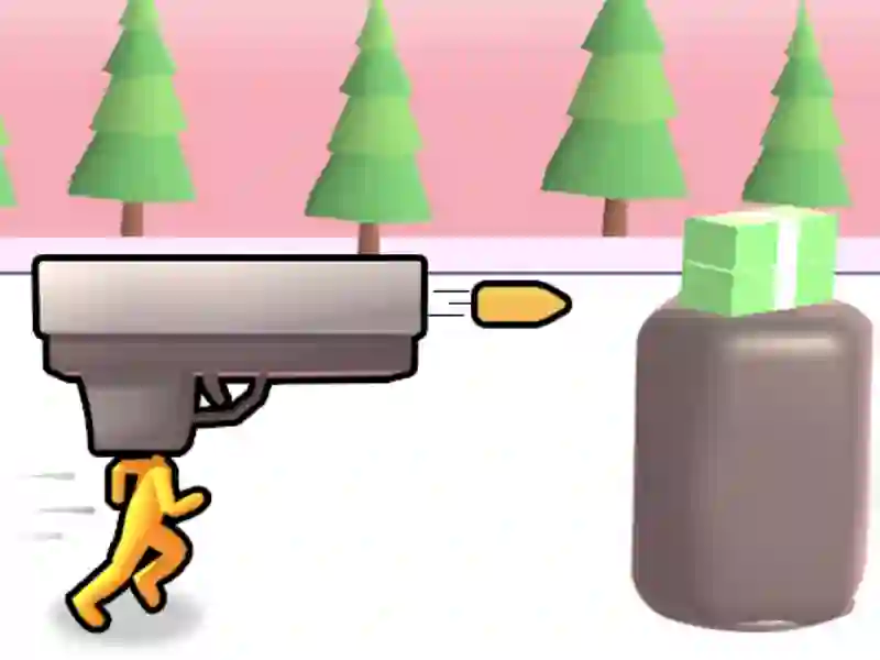 Gêm Gun Head Run ar-lein