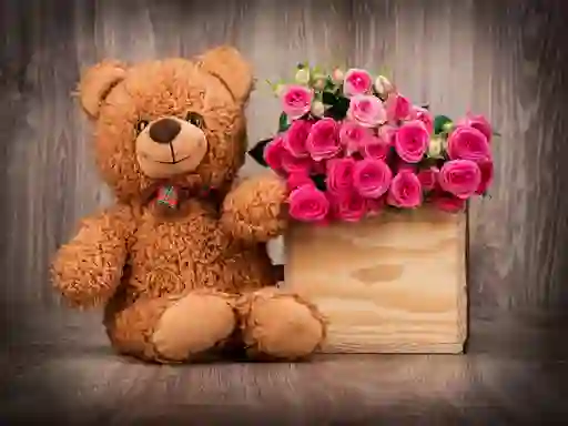 Gêm Cute Teddy Bears Puzzle ar-lein