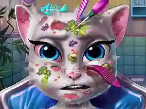 Gêm Angela Skin Doctor ar-lein