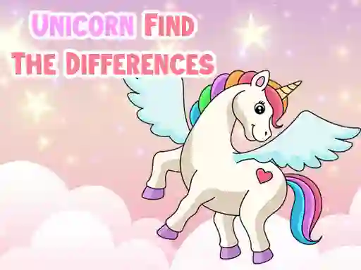 Gêm Unicorn Find The Differences ar-lein