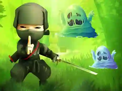 Gêm Ninja vs Slime ar-lein
