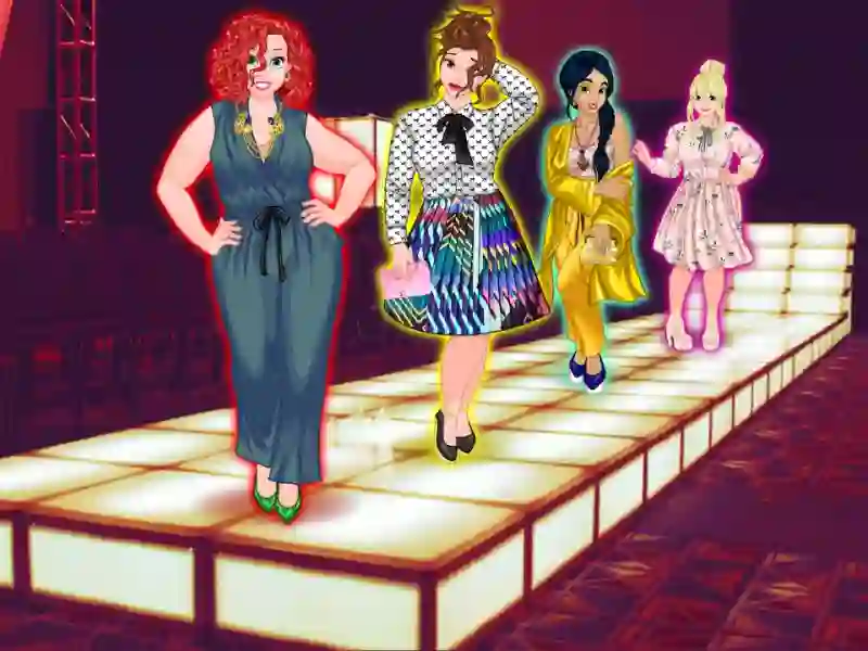 Gêm Princesses Runway Plus ar-lein
