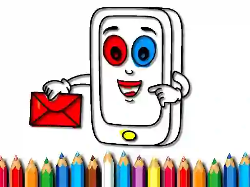 Gêm Mobile Phone Coloring Book ar-lein