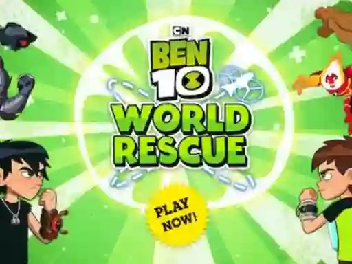 Gêm Ben 10 World Rescue ar-lein