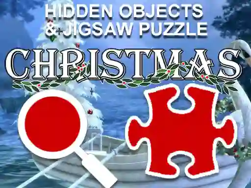 Gêm Hidden Objects & Jigsaw Puzzles Christmas ar-lein