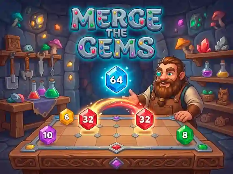 Gêm Merge the Gems ar-lein
