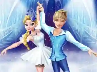 Gêm Elsa and Jack Ice Ballet Show ar-lein