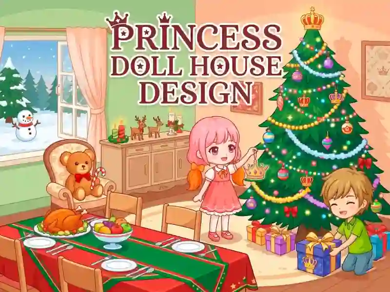 Gêm Princess Doll House Design ar-lein