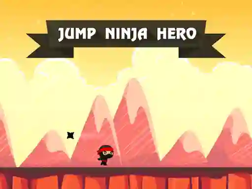Gêm Jump Ninja Hero ar-lein